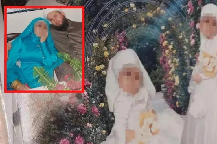 6 yaşındaki kızını 29 yaşındaki adamla evlendirdi! Utancın fotoğrafları ortaya çıktı