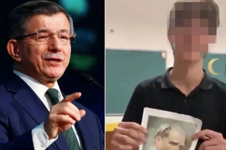 Atatürk'e hakaret 17 yaşındaki çocuğa tutuklama getirdi... Ahmet Davutoğlu'ndan açıklama geldi!