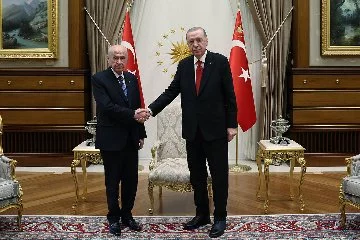 Beştepe'de Erdoğan-Bahçeli görüşmesi!