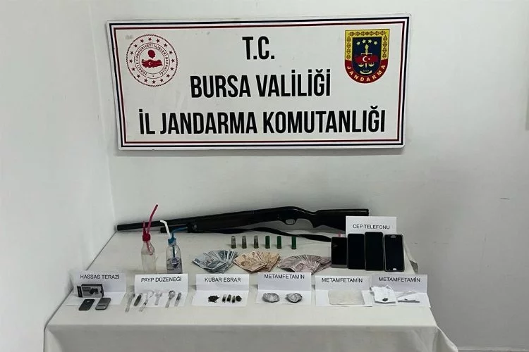 Bursa'da 34 suç kaydı olan zehir taciri kıskıvrak yakalandı!