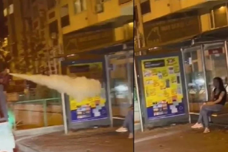 Bursa'da trans bireye yangın söndürme tüpü sıkıp görüntülerini kaydettiler!