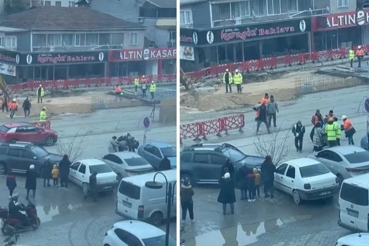 Bursa'da husumetli sürücüler ortalığı birbirine kattı! Önce çarpıştılar, sonra kavga ettiler...