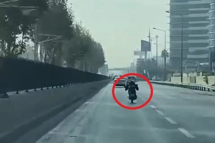 Bursa'da motosiklet sürücüsü ölüme davetiye çıkardı!