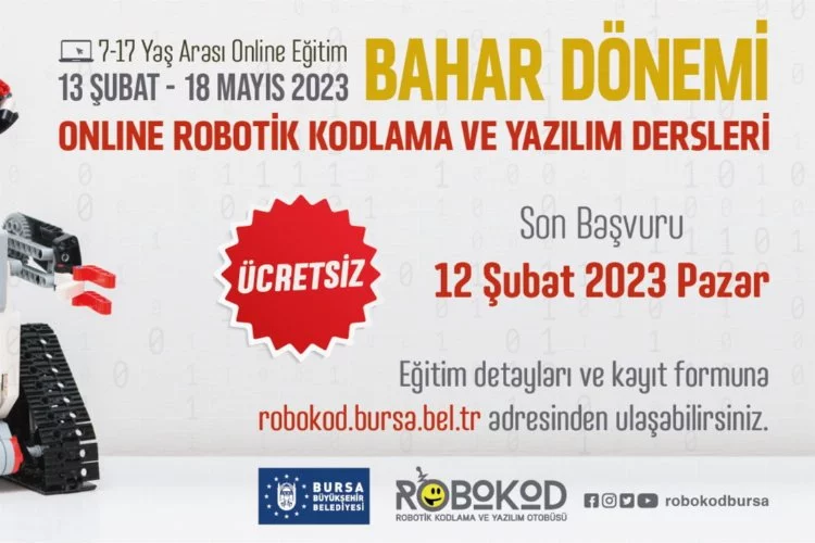 Bursa'da online kodlamada bahar dönemi başlıyor