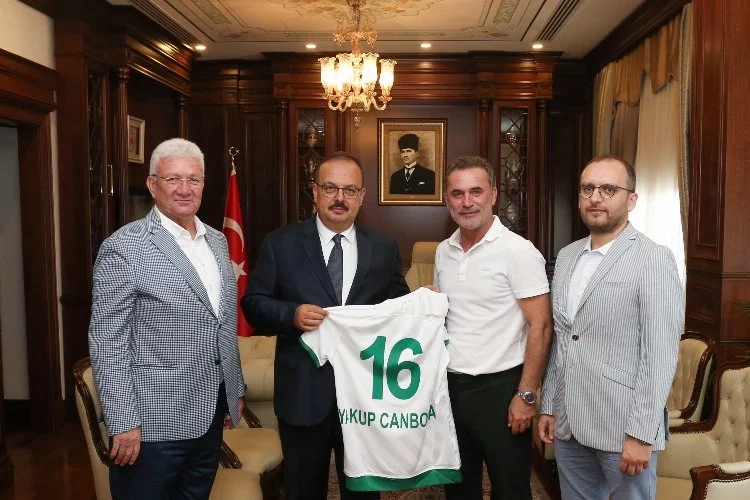 Bursaspor’dan Vali Yakup Canbolat’a ziyaret