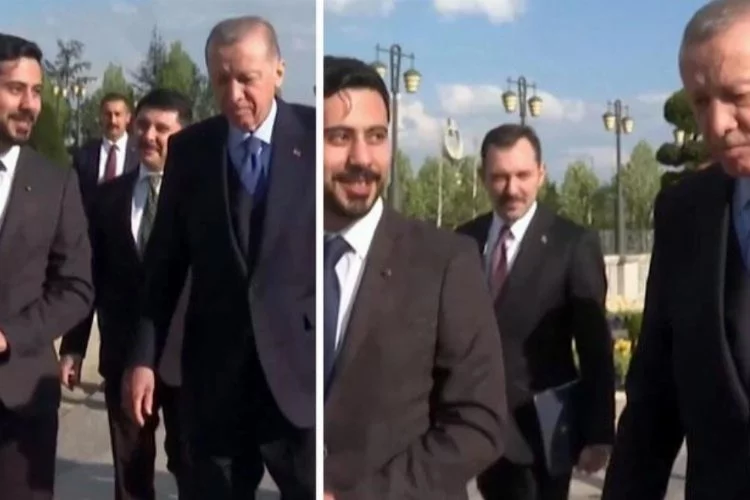 Büyük buluşma! Cumhurbaşkanı Erdoğan, sesini taklit eden fenomene gülmedi...