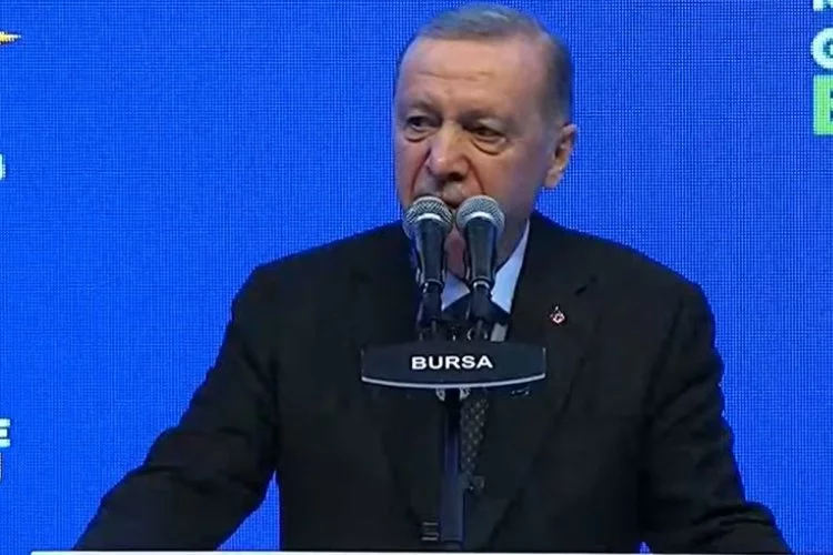 Cumhurbaşkanı Erdoğan Bursa'da konuştu! Flaş mesajlar...