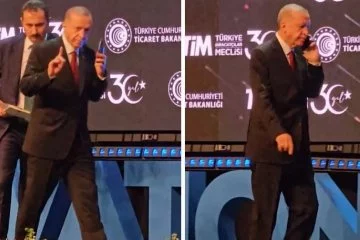 Cumhurbaşkanı Erdoğan'a gelen telefon, programa damgasını vurdu! Apar topar sahneden indi...
