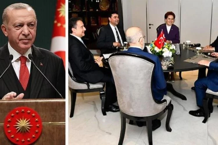 Cumhurbaşkanı Erdoğan'dan 6'lı Masa'nın mutabakat metnine ilk yorum: 'Bakmaz olaydım...'