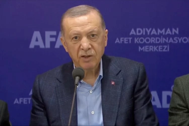 Cumhurbaşkanı Erdoğan'dan deprem açıklaması: 'Sizden helallik istiyorum'