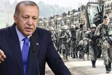 Cumhurbaşkanı Erdoğan'dan Suriye ve Irak'ın kuzeyine kara harekatı sinyali!