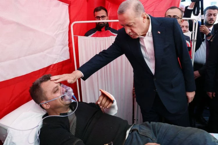 Cumhurbaşkanı Erdoğan facia bölgesinde: 'Ölümlü kazaları kabul edemeyiz'