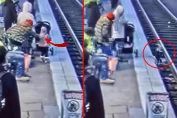Dehşete düşüren olay! 3 yaşındaki kızı herkesin önünde tren raylarına attı