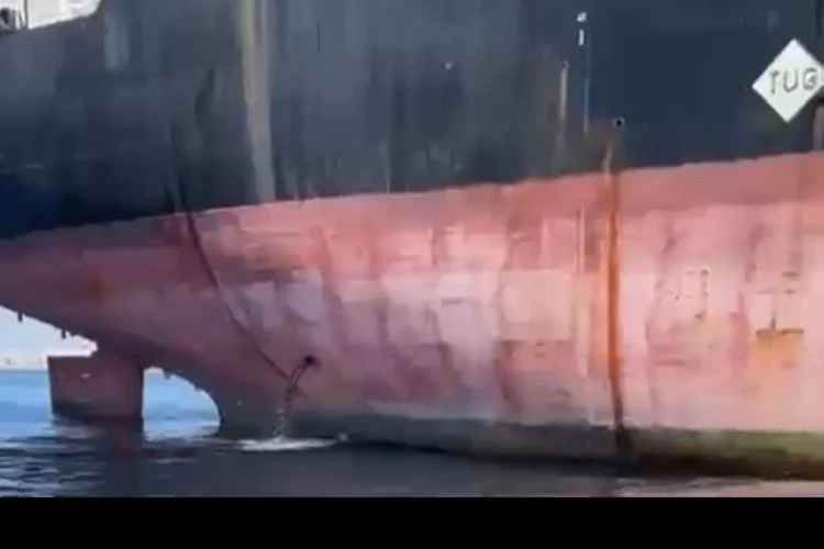Dev gemi Marmara Denizi'ni böyle kirletti! Rekor ceza kesildi...