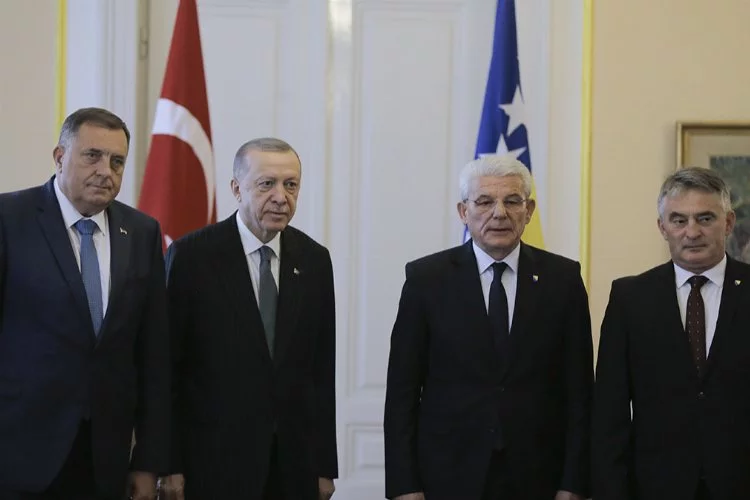Erdoğan Bosna-Hersek'te konuştu: 2 ülke arasında kimlik kartıyla seyahat