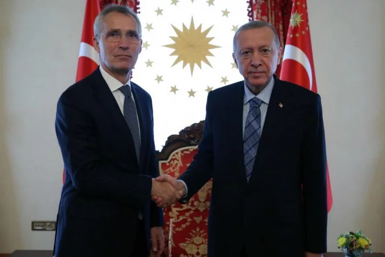 Erdoğan NATO Genel Sekreteri Stoltenberg'i kabul etti