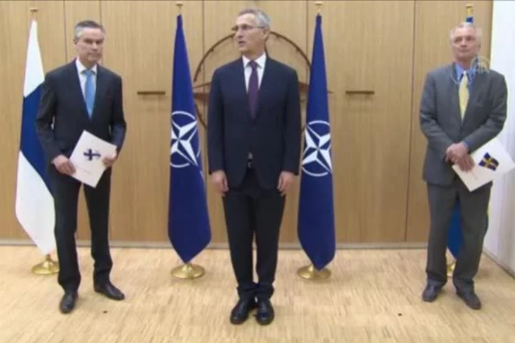 Finlandiya ve İsveç, NATO üyeliği için resmi başvuru yaptı