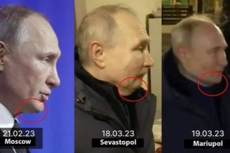Kafalar karıştı! Hangisi gerçek Putin?