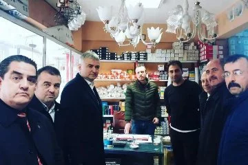 MHP Osmangazi’den esnafa ziyaret