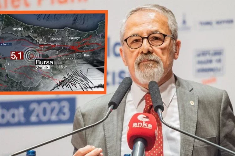 Naci Görür'den Bursa'yı sallayan depremle ilgili ilk açıklama!