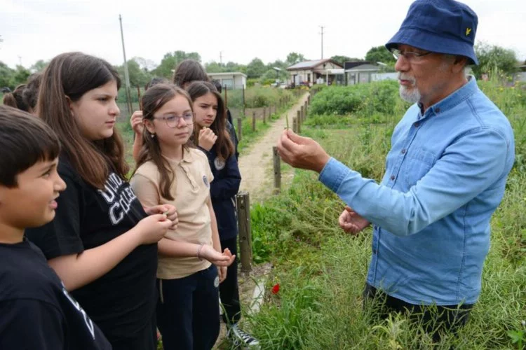 Nilüfer’de öğrenciler biyoçeşitlilik konusunu yerinde öğrendi