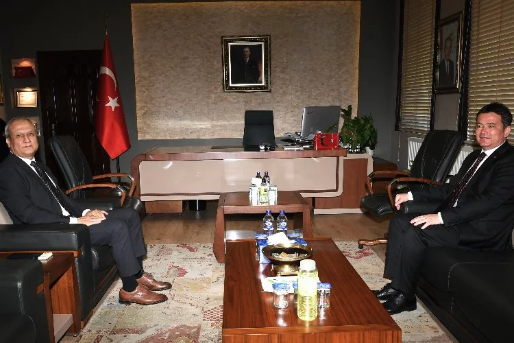 Osmangazi Belediye Başkanı Aydın ilk resmi ziyaretini yaptı