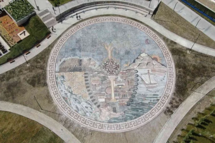 Türkiye'deki dev mozaik Guinness Rekorlar Kitabı’na girdi!