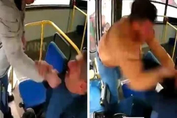Yumruklarken kendinden geçmişti! Otobüs şoförünü bakın neden dövmüş...